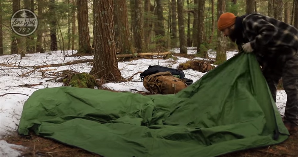 set up a firehiking hot tent