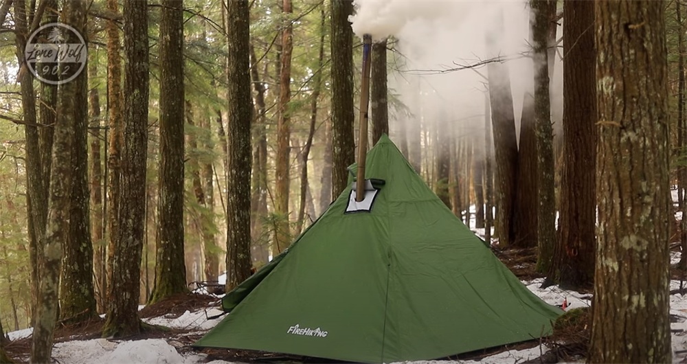 firehiking hot tent camping