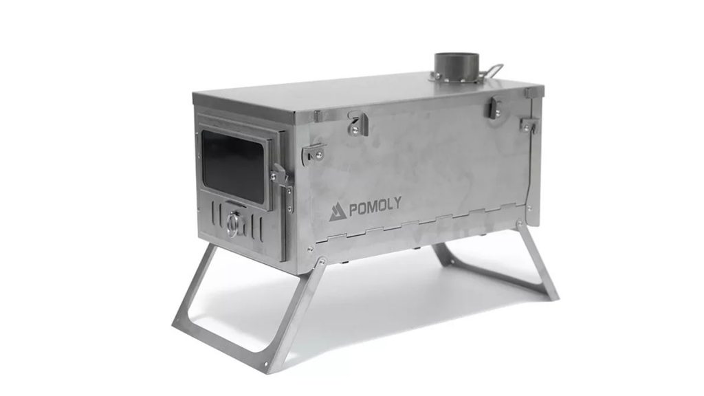 Pomoly T1 titanium camping wood stove