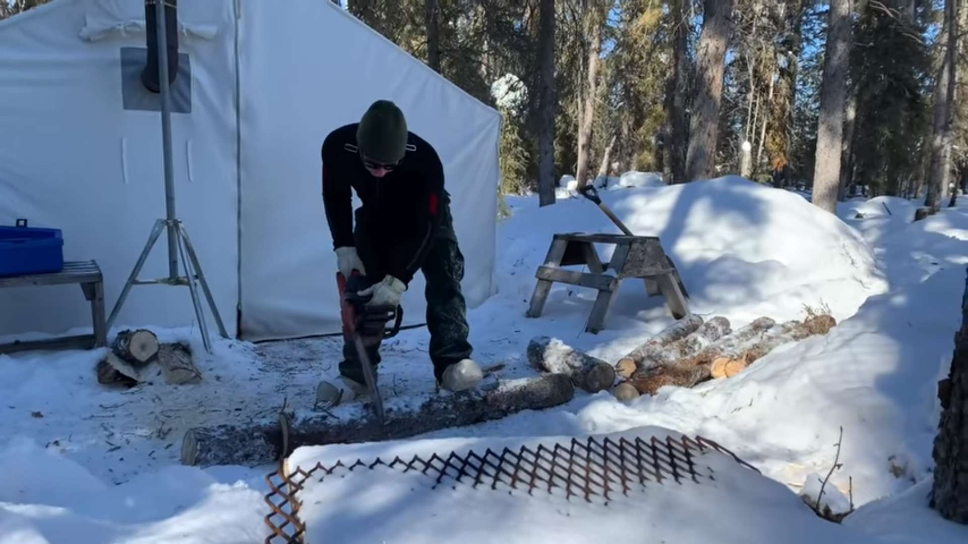 How to heat a hot tent camping in winter - Pomoly | Hot ...