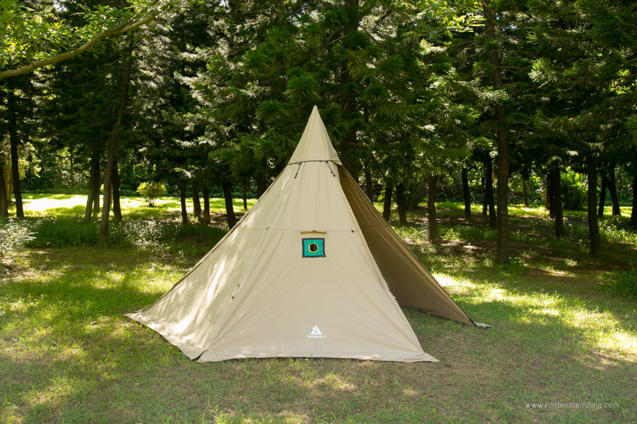 Pomoly HEX Canvas Tipi (6P) Hot Tent