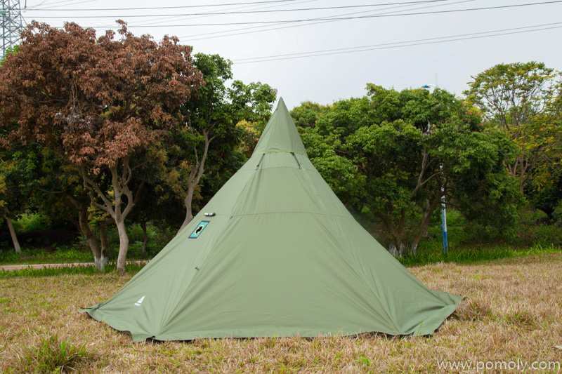 Pomoly HEX Tipi(6P)  Hot Tent with Wood Stove Jack Photos