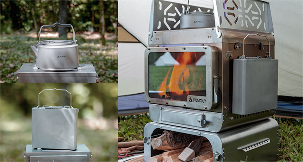 Lumberjack Titanium Tent Stove, Portable Tent Wood Stove