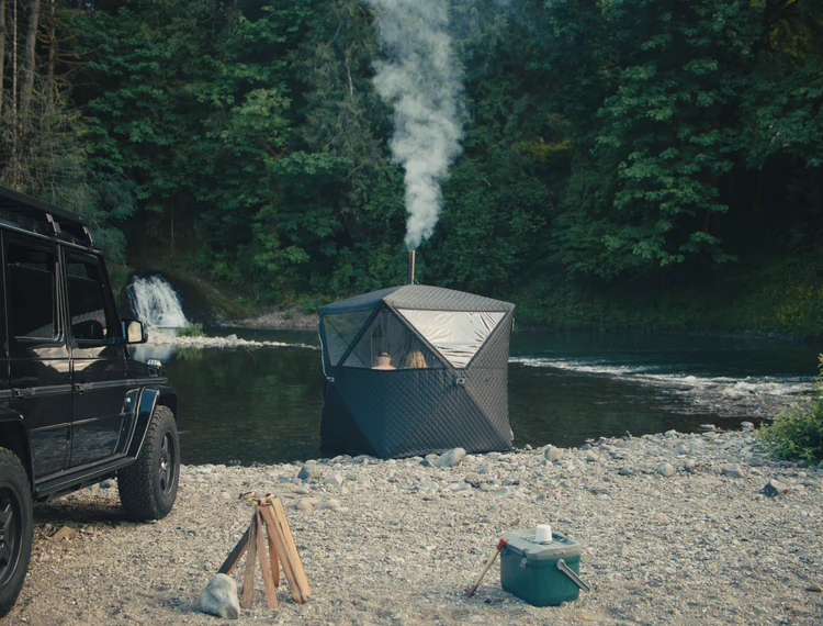 Overland Sauna Tent in the Outdoor